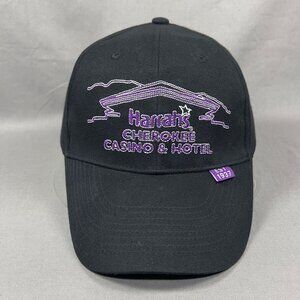 Harrah's Cherokee Casino & Hotel Strapback Hat North Carolina Souvenir Dad Mens